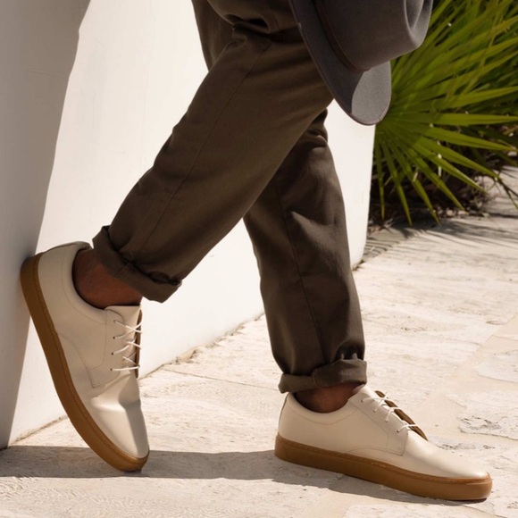 Nisolo Other - Nisolo Diego Low Top Leather Sneaker Bone Size 8.5